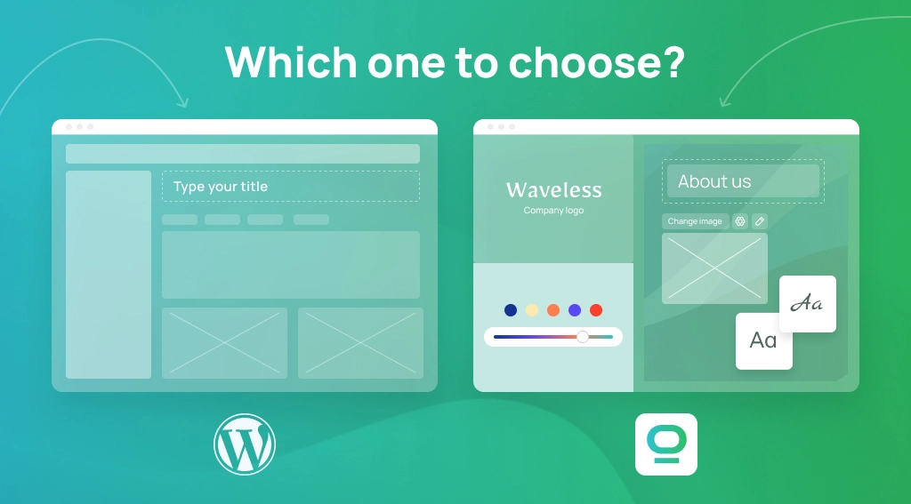 Website Builder vs. WordPress. What To Choose? [Comparison]